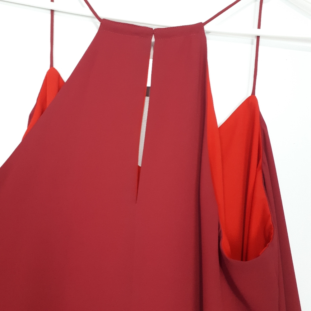 EXPRESS Red Tank Top Blouse - Picture 4 of 4